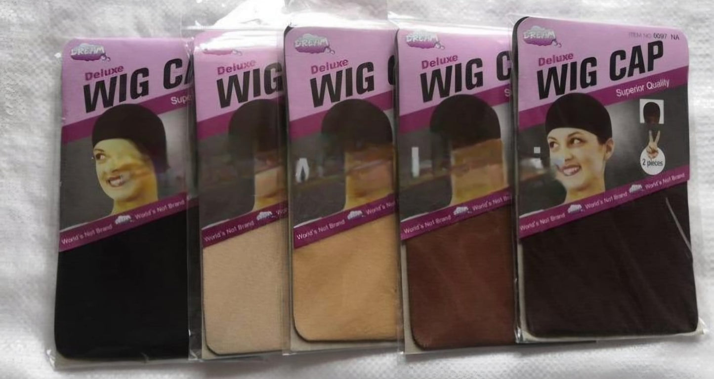 Stretchy Nylon Caps for Wigs, Wig Inside Wearing Cap for Women - Natural Hair and Wigs