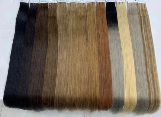 Thick Tape In Hair Extensions UAE Premium Quality Vietnamese Tape Hair - Natural Hair and Wigs