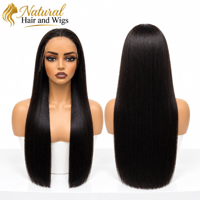 Invisible Transparent Straight Lace Wig