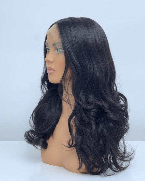 Wavy Natural Color Lace Wig Dubai