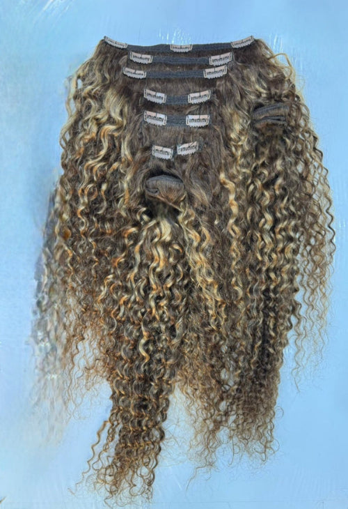 balayage clip in extensions