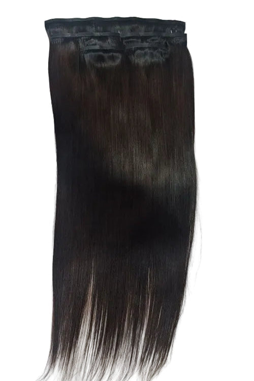 buy seamless clip in hair online UAE. Lightweight Dark Brown Seamless Clip in Hair Extensions. 
Natural-looking Dark Brown Seamless Hair Extensions