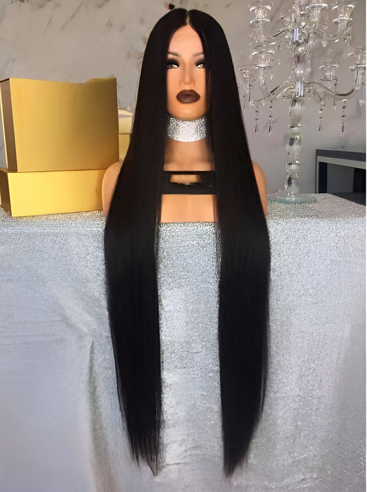 black long human hair wigs