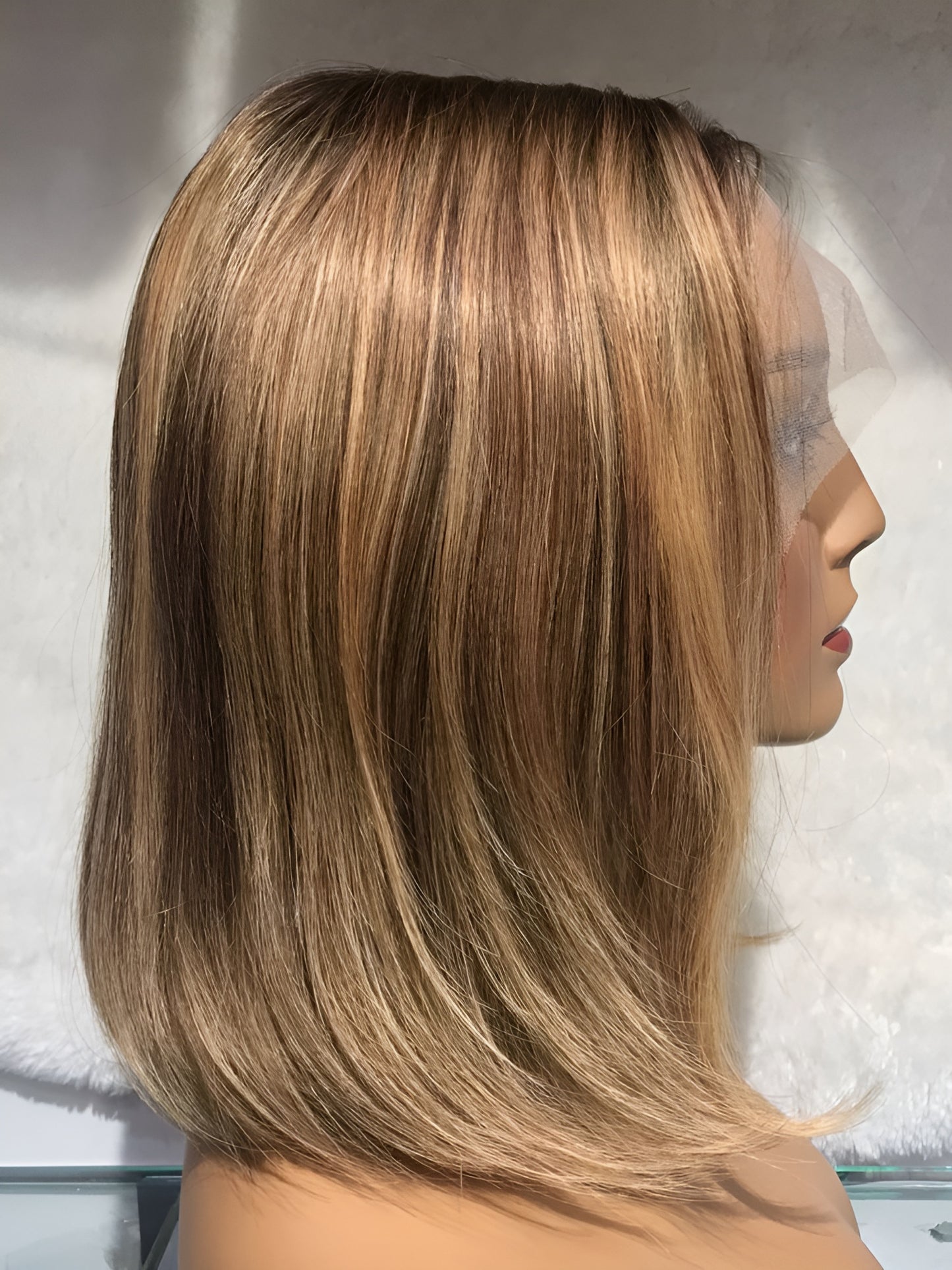 center part bob wig ombre