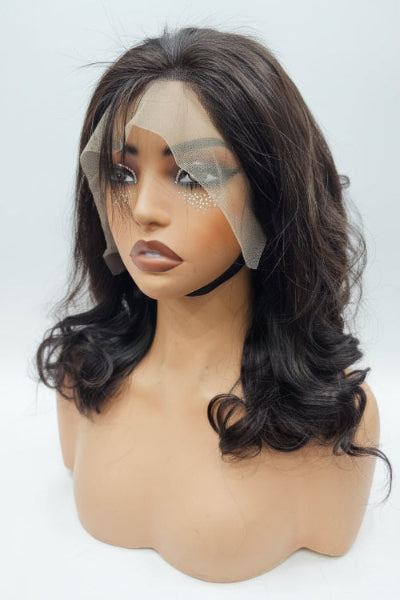 Natural Curly Lace Wig, 
Shoulder Length Curly Wig, hair dubai, wigs for cancer patients, Shoulder Length Lace Wig for everyday wear, Soft curly Funmi Lace Wig with realistic hairline, 
Natural Funmi Lace Front Wig in shoulder-length style