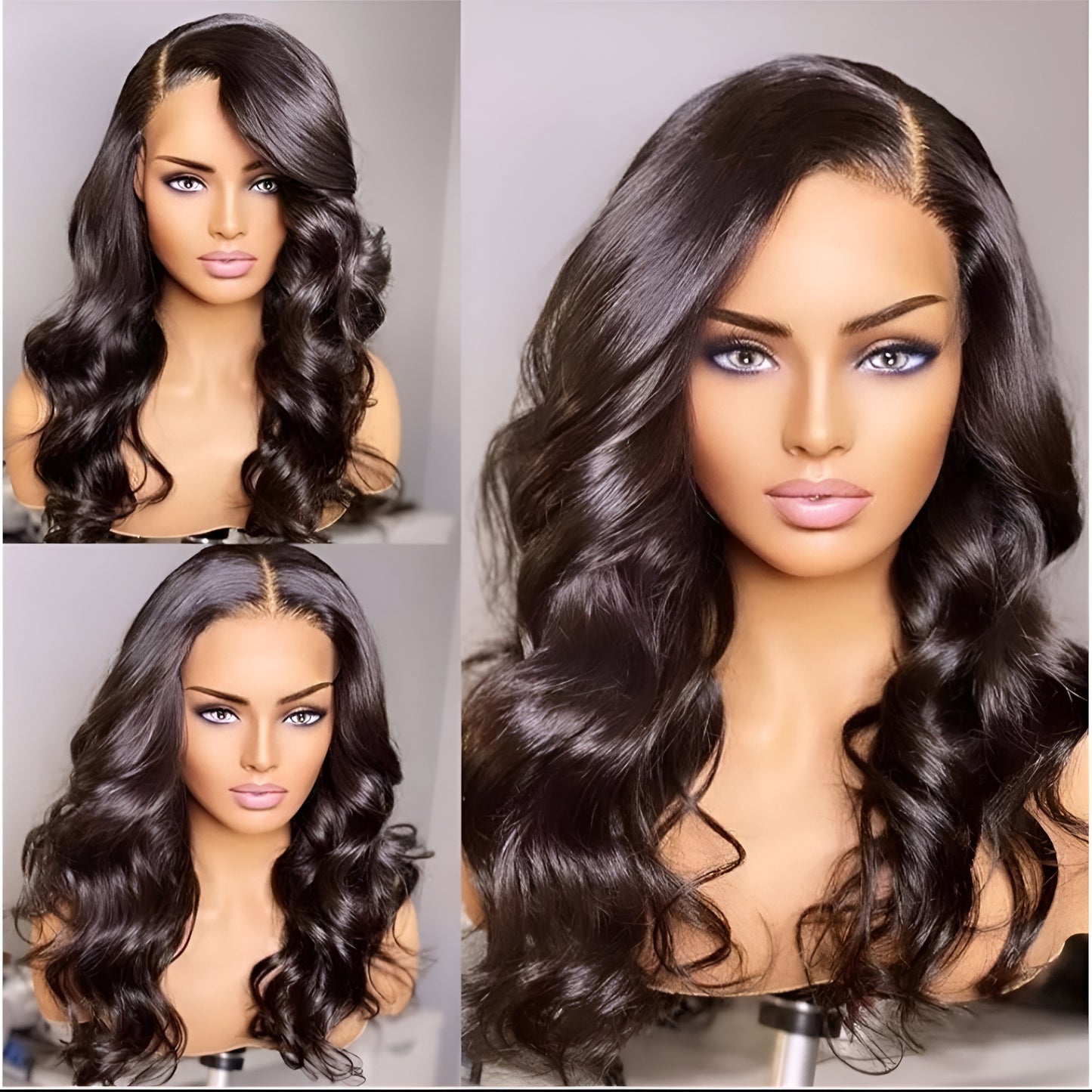 Glueless Wig Brazilian Human Hair Lace Front Wig for Women Wave & Straight Brazilian Lace Wig - Natural Hair and Wigs
