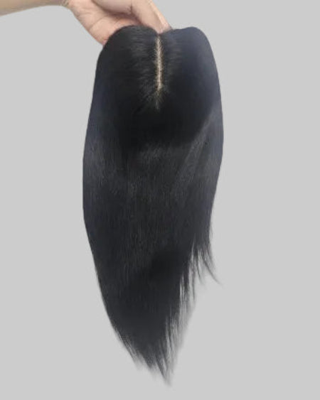 human hair topper for thin hair. 
natural hair topper for women. Natural looking human hair topper for thinning hair. 
Hair topper UAE for women seeking fuller natural-looking hair.