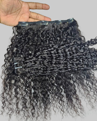 pixie curl clip in extension. pixie curl clip in hair extensions. pixie curl clip ins. 
Curly Clip In Hair Extensions Dubai luxury hair look. 