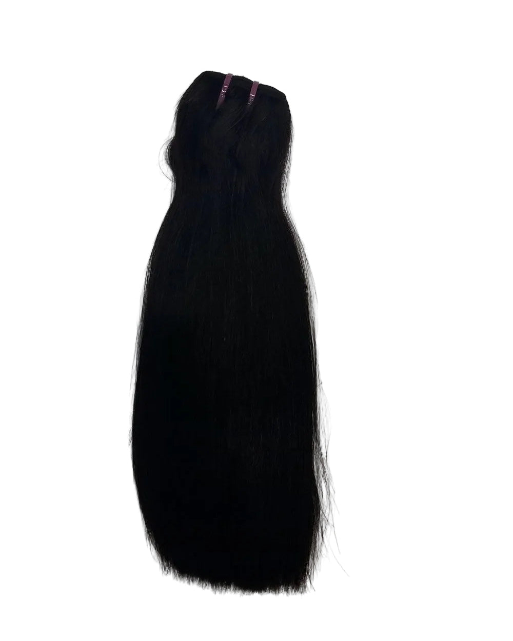 Natural gloss and shine on premium tangle-free bone straight hair bundles